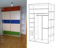 Встроенные | корпусные | угловые шкафы-купе в Омске по низким ценам